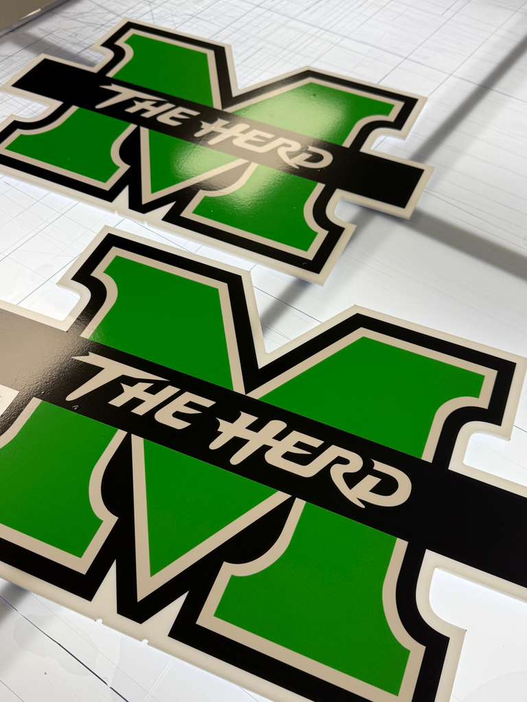 Die-cut Marshall Herd stickers
