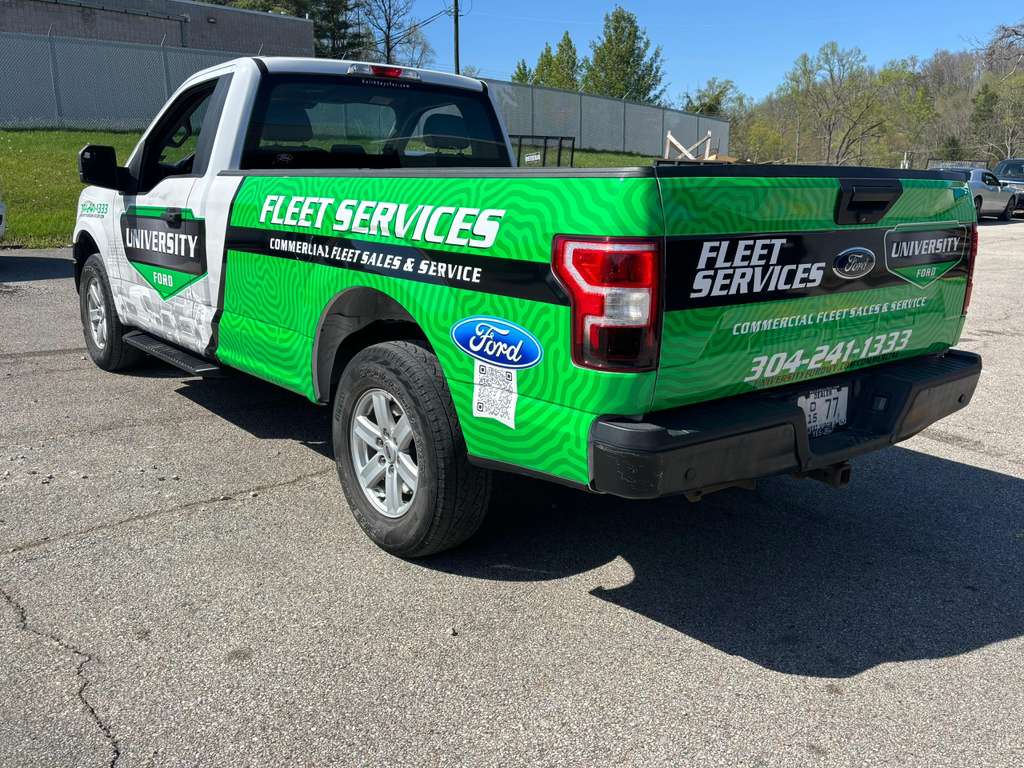 Fleet services truck wrap